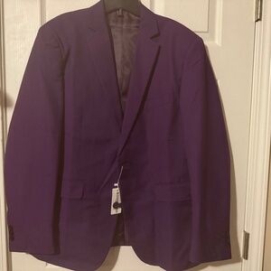 Coofandy men's purple blazer size L - NWT